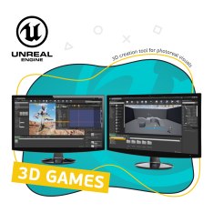 Unreal Engine 4. Игровой движок - КИБЕРшкола программирования для детей, компьютерные курсы для школьников, начинающих и подростков - KIBERone г. Марьино