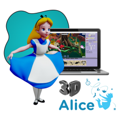 Alice 3d - КИБЕРшкола программирования для детей, компьютерные курсы для школьников, начинающих и подростков - KIBERone г. Марьино