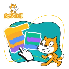 Scratch. Продвинутый уровень – создаём игры, как маленькие разработчики! - КИБЕРшкола программирования для детей, компьютерные курсы для школьников, начинающих и подростков - KIBERone г. Марьино