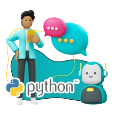 Умный чат-бот на Python на Telegram - КИБЕРшкола программирования для детей, компьютерные курсы для школьников, начинающих и подростков - KIBERone г. Марьино
