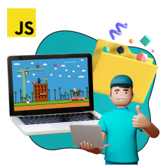 Программирование на JavaScript. Учимся создавать игры! - КИБЕРшкола программирования для детей, компьютерные курсы для школьников, начинающих и подростков - KIBERone г. Марьино