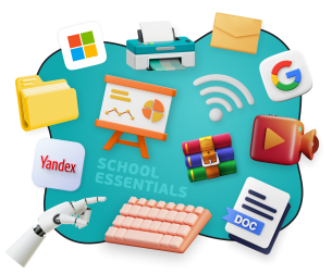 Цифровая база для школьника - КИБЕРшкола программирования для детей, компьютерные курсы для школьников, начинающих и подростков - KIBERone г. Марьино